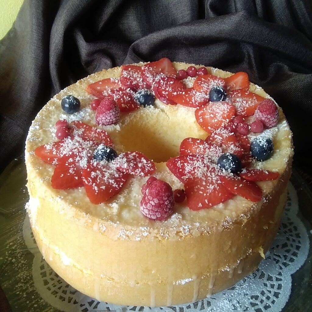 chiffon cake al limone
