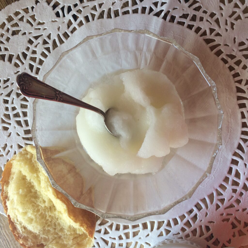 granita di limone bimby